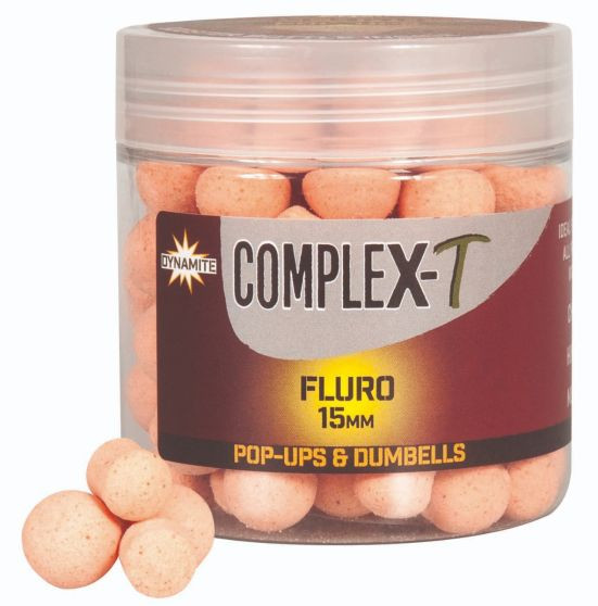 Image of Dynamite Baits Complex-T Fluro Pop-Ups &amp; Dumbells 10mm (DY1097)