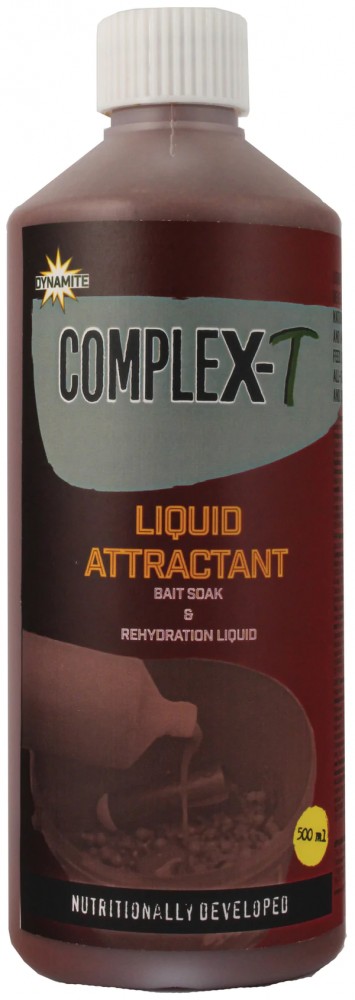 Image of Dynamite Baits Complex-T Liquid Attractant &amp; Re-Hydration Soak 500ml (DY1111)