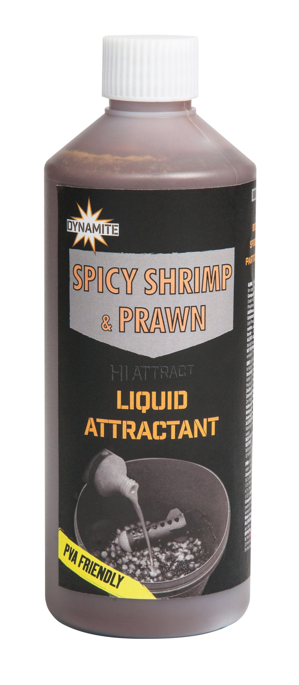 Image of Dynamite Baits Aroma Spicy Shrimp &amp; Prawn Liquid Attractant 500ml (DY1262) Rák