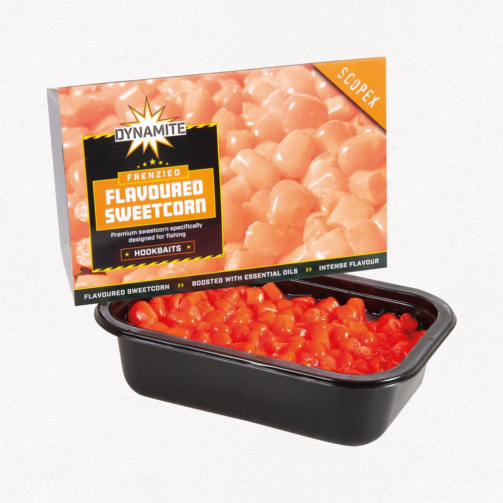 Image of Dynamite Baits Frenzied Flavoured Sweetcorn Scopex Orange 200g csemegekukorica (ADY041306)