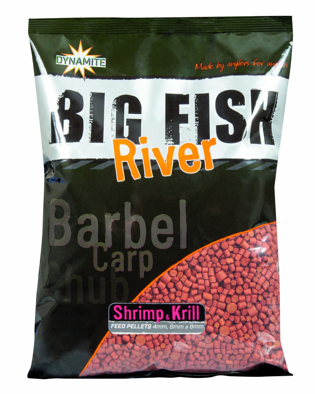 Image of Dynamite Baits Big Fish Pellets 1,8kg Shrim &amp; Krill 4-6-8mm (DY1366)