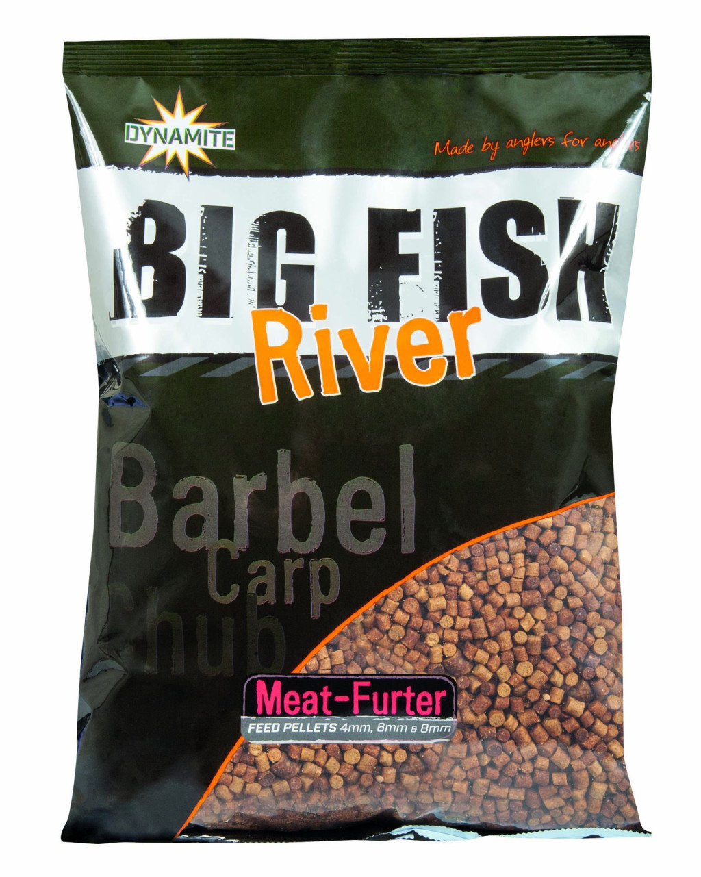 Image of Dynamite Baits Big Fish Pellets 1,8Kg Meat &amp; Furter 4-6-8mm (DY1368)