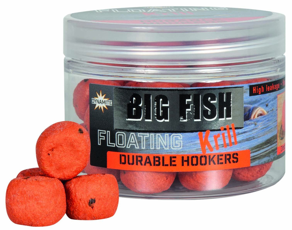 Image of Dynamite Baits Durable Hookbaits Big Fish Floating 12mm Krill úszó pellet (DY1485)