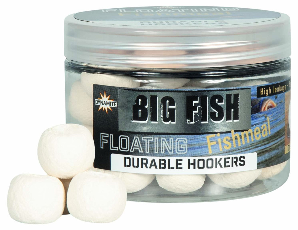 Image of Dynamite Baits Durable Hookbaits Big Fish Floating 12mm Amino White úszó pellet (DY1487)