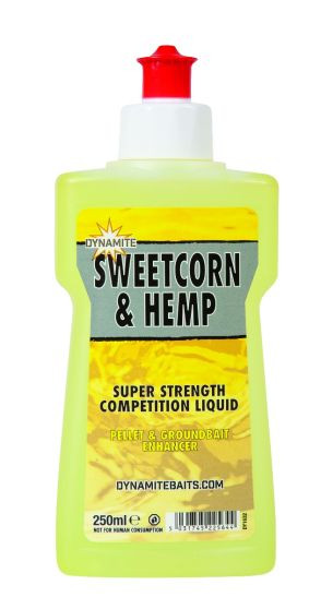 Image of Dynamite Baits XL Liquid Sweetcorn &amp; Hemp aroma 250ml (DY1632)