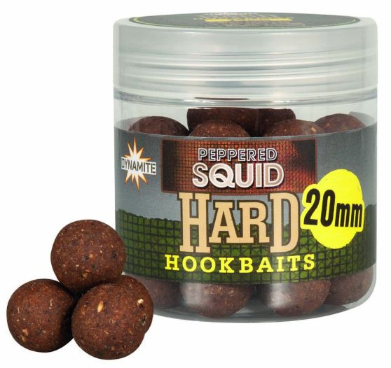 Image of Dynamite Baits Big Fish Peppered Squid Hard Hookbaits bojli 20mm (DY1689)