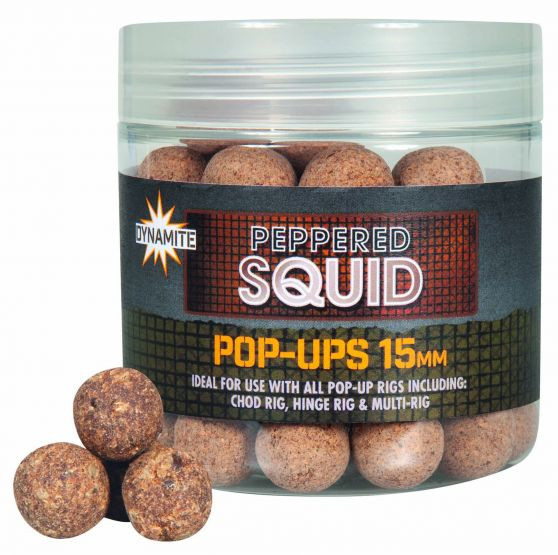 Image of Dynamite Baits Big Fish Peppered Suid Foodbait Pop-Ups 15mm (DY1691)