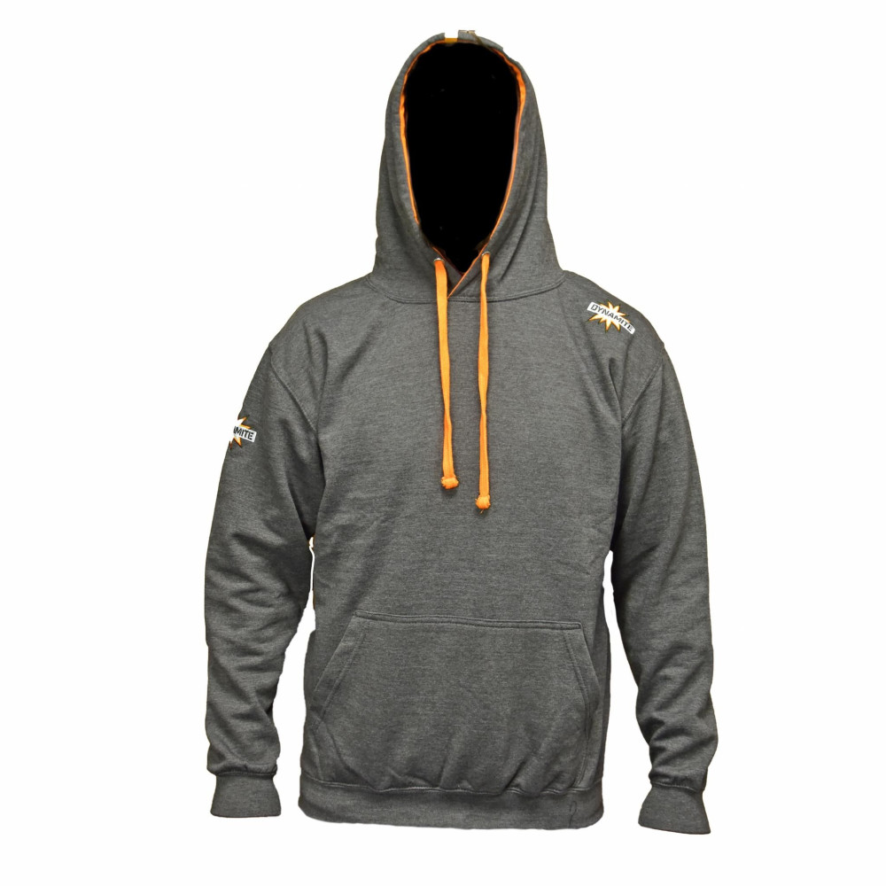 Image of Dynamite Baits Carcoal Orange Hoody pulóver S (ADY681420)