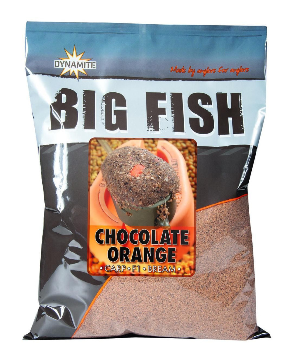 Image of Dynamite Baits Big Fish Choco Orange Feeder 1,8kg etető anyag (Dy1478) édes csoki-narancs