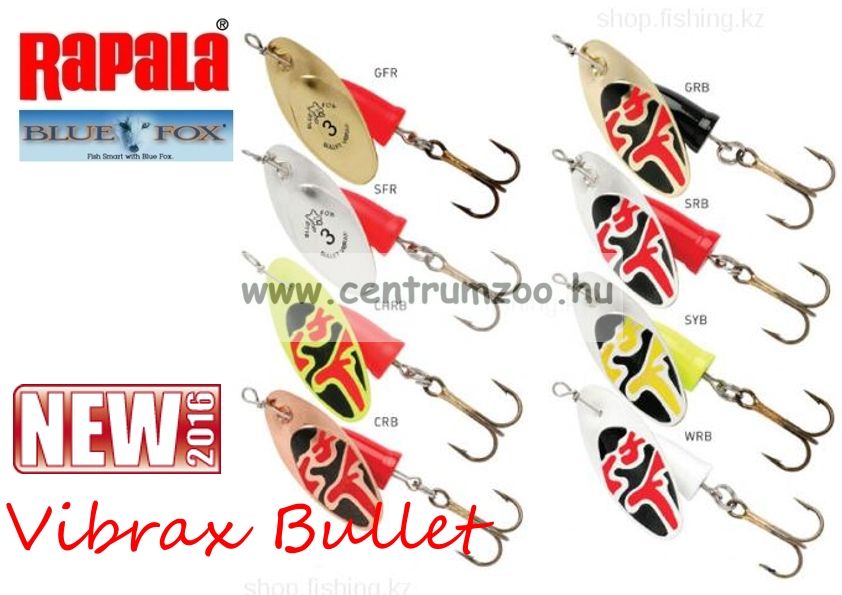 Image of Rapala Blue Fox Vibrax Bullet Vb3 Villantó