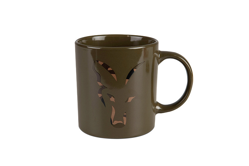 Image of Bögre - Fox Green and Camo Head Ceramic Mug - Kerámia bögre (CCW025)