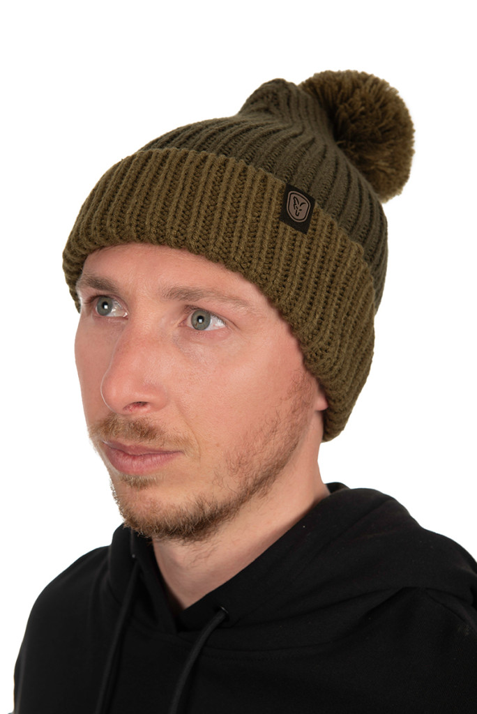 Image of Sapka - Fox Heavy Knit Bobble Hat kötött sapka (CHH014)