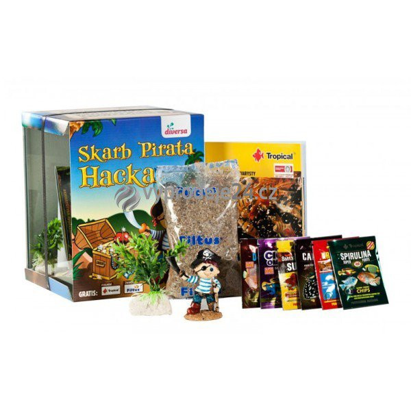 Image of Diversa Pirate Hacka Cube Nano Akvárium Szett 10 Liter