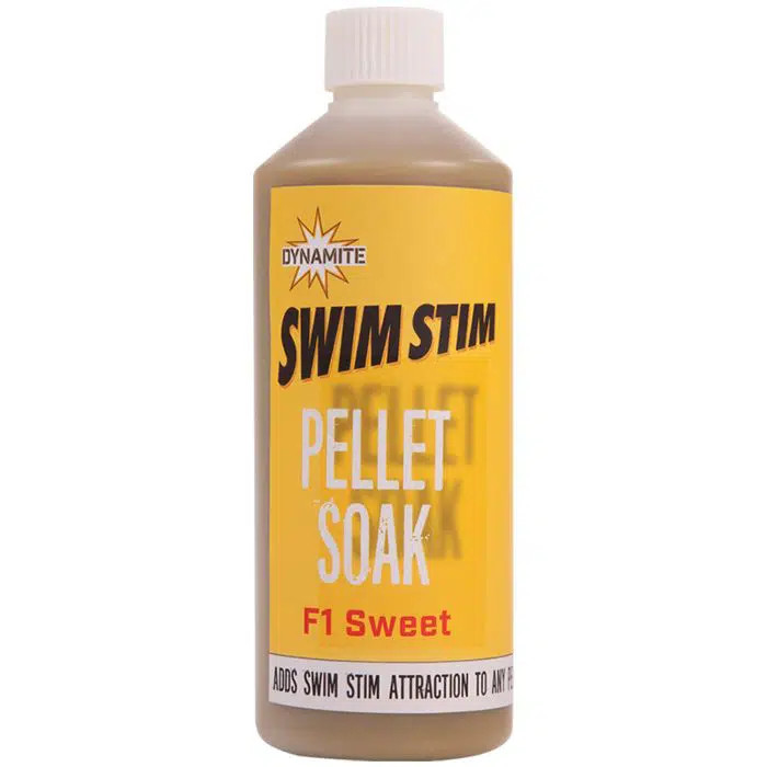Image of Dynamite Baits Swim Stim F1 Sweet Pellet Soak Liquid Attractant 500ml (DY1423)