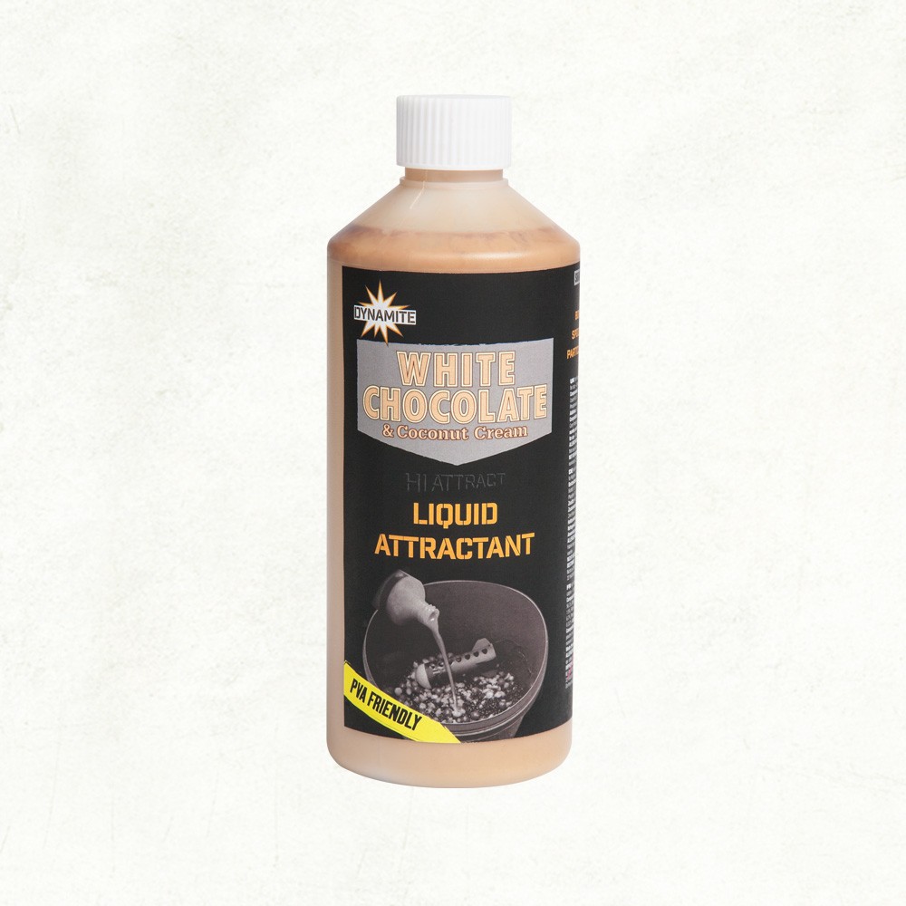 Image of Dynamite Baits Aroma White Chocolate &amp; Coconut Liquid Attractant 500ml (Dy1261)