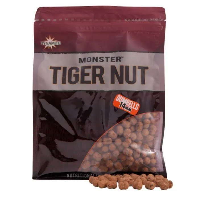 Image of Dynamite Baits Monster Tiger Nut Dumbells 14mm 1kg (Dy223)