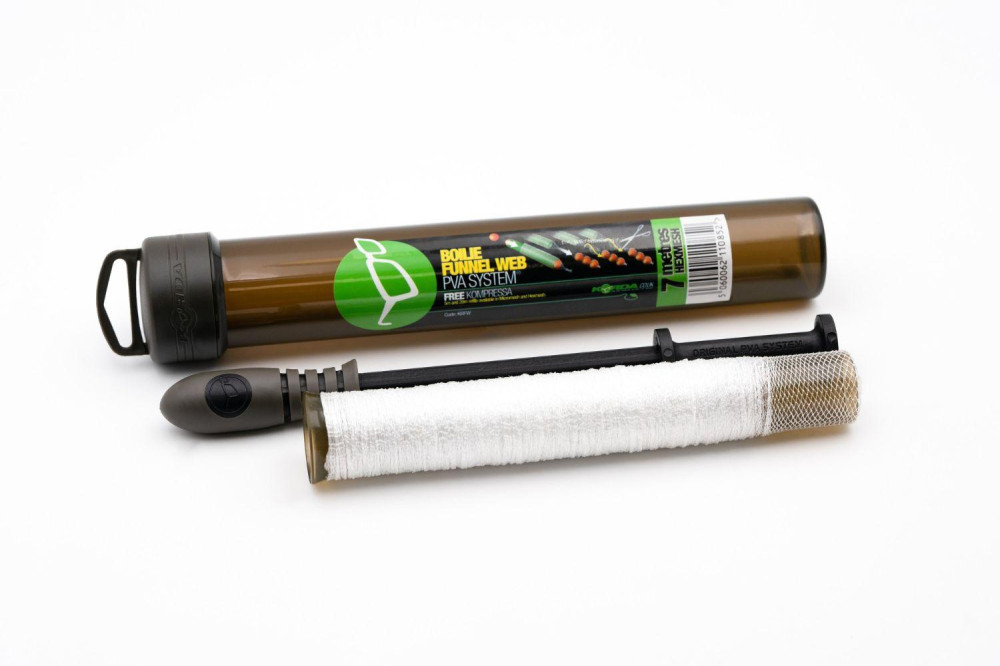 Image of Korda Pva Boilie Funnel Web Pva System– 7m Pva háló + cső + tömő (KBFW)