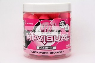 Image of Mainline Baits High Visual Mini Pop-Ups Bright Pink - Clockwork Orange 10Mm 50Db Lebegő Fluo Bojli (M13020)