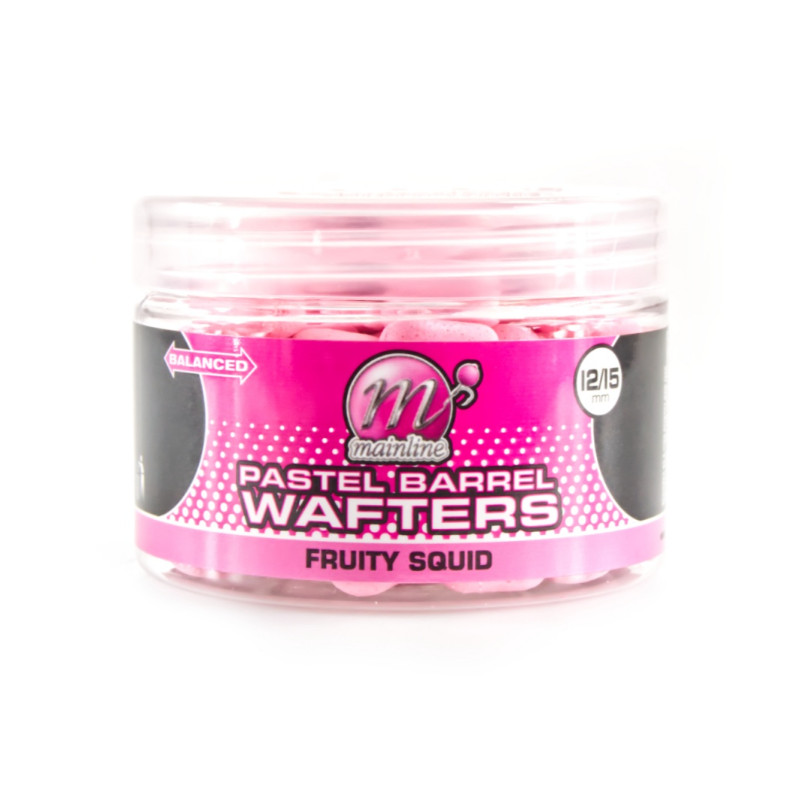 Image of Mainline Baits Pastel Barrel Wafters Fruity Squid (M35005)