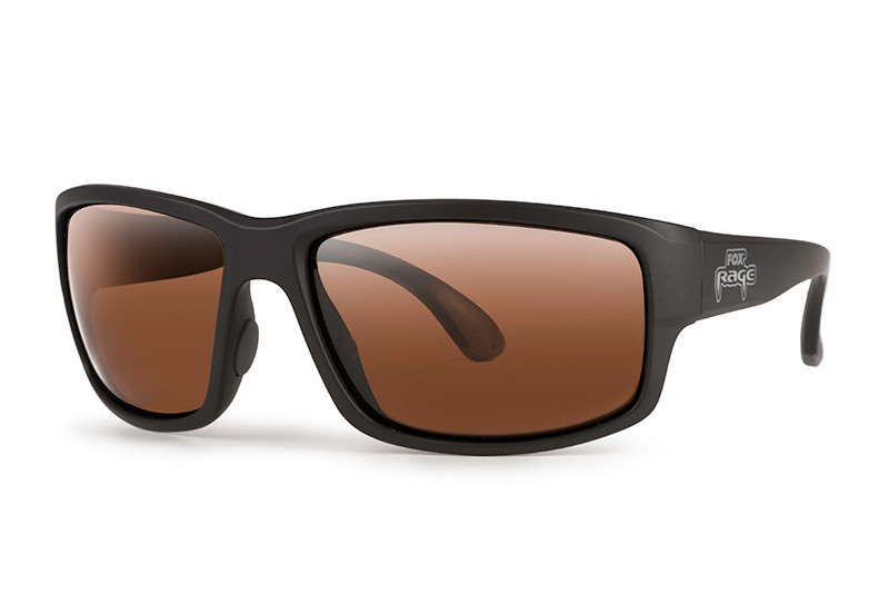 Image of Fox Rage Grey Wrap Sunglasses Brown Lense Mirror Eyewear Polar napszemüveg (NSN010)