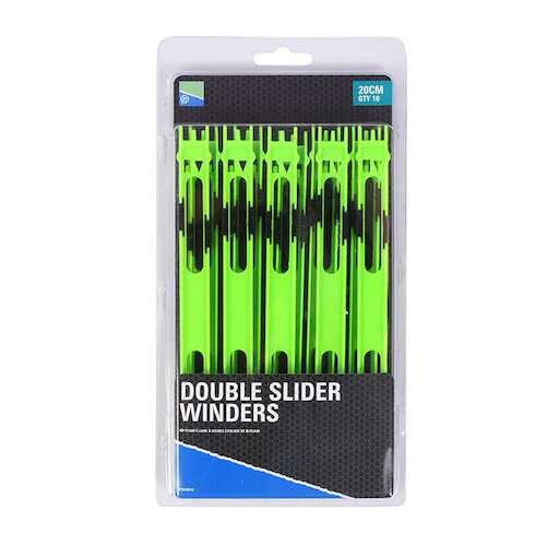 Image of Preston Double Slide Winders 200mm Green szerelék tartó létra szett 10db (P0020016)