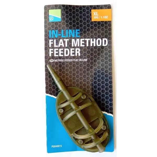 Image of Preston In-Line Flat Method Feeder XL 45g method kosár (P0040016)