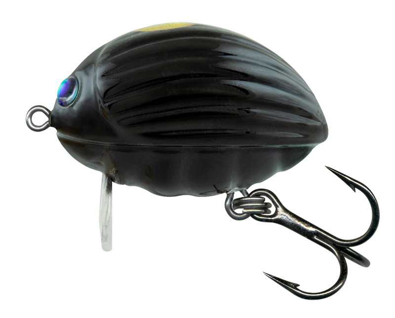 Image of Salmo Lil’ Bug 2cm wobbler (QBG015) Black Bug - Floating