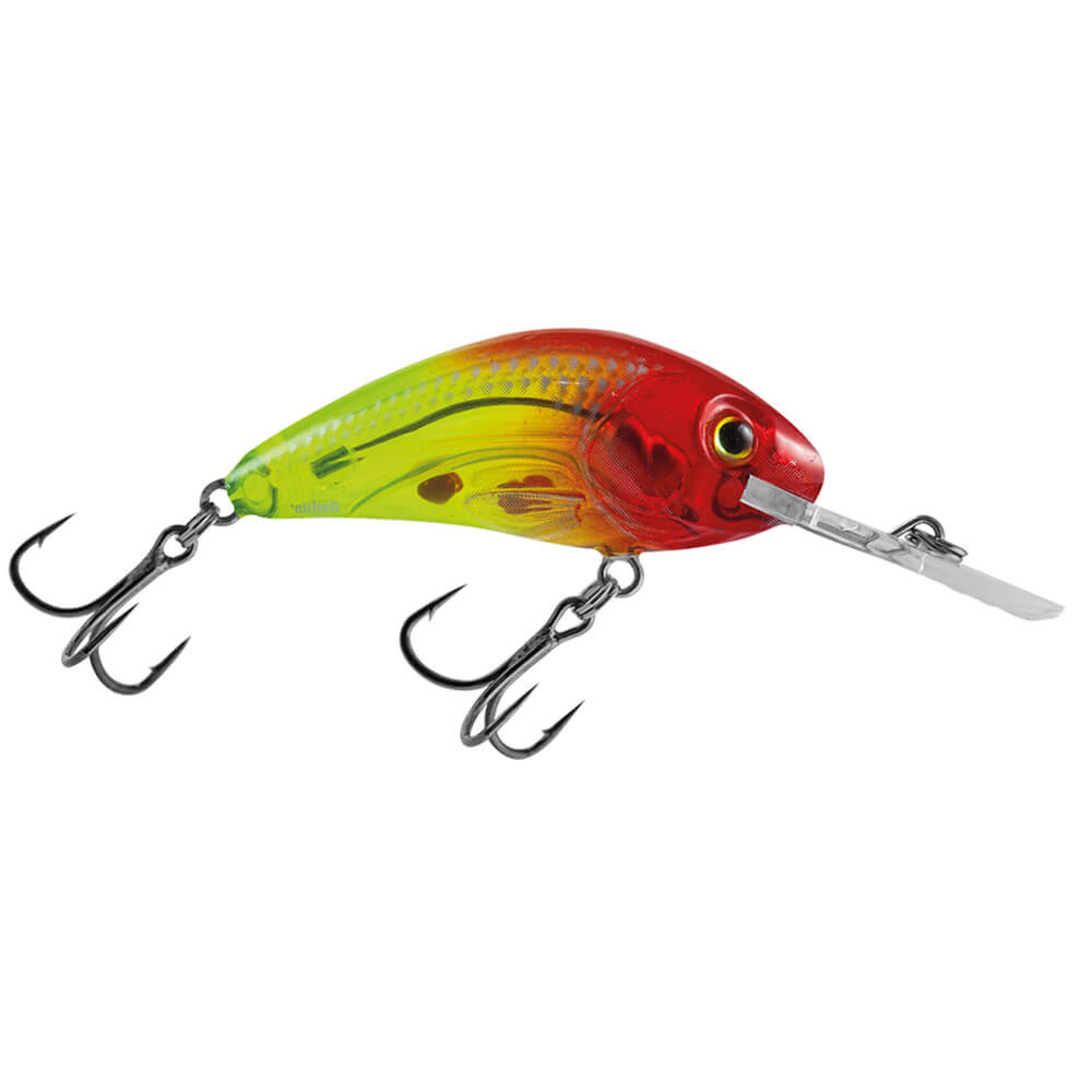Image of Salmo Rattlin' Hornet 4.5cm 6g wobbler (QRH360) Clear Bright Red Head