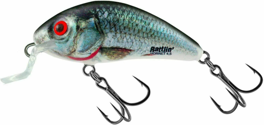 Image of Salmo Rattlin' Hornet 4.5cm 3g wobbler (QRH447) Holographic Real Dace