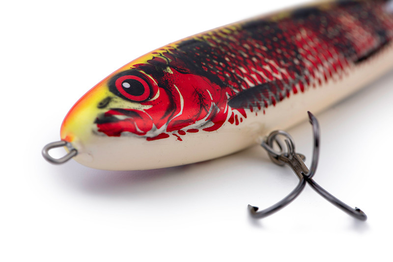 Image of Salmo Sweeper Sinking 17cm 97g wobbler (QSE045) Holo Red Perch