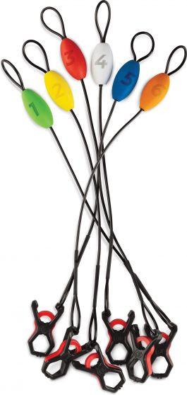 Image of Rapala Lip Grip Cull Tags 6db muti color haljelölő (RA0120020) ( RLGCT)