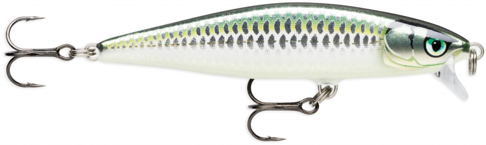 Image of Rapala FLR08 Flat Rap Balsa 8cm 7g wobbler - color BLK (RA5822131)