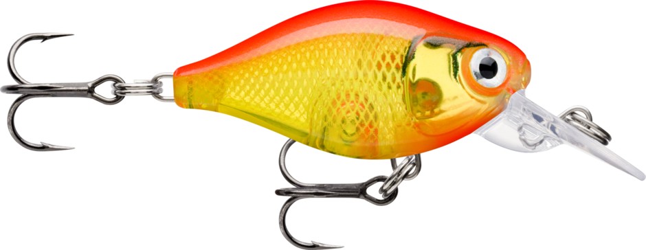 Image of Rapala FNCM03 X-Light Crank Mid Runner 3,5cm 4g wobbler GFR - Gold Fluorescent Red színben
