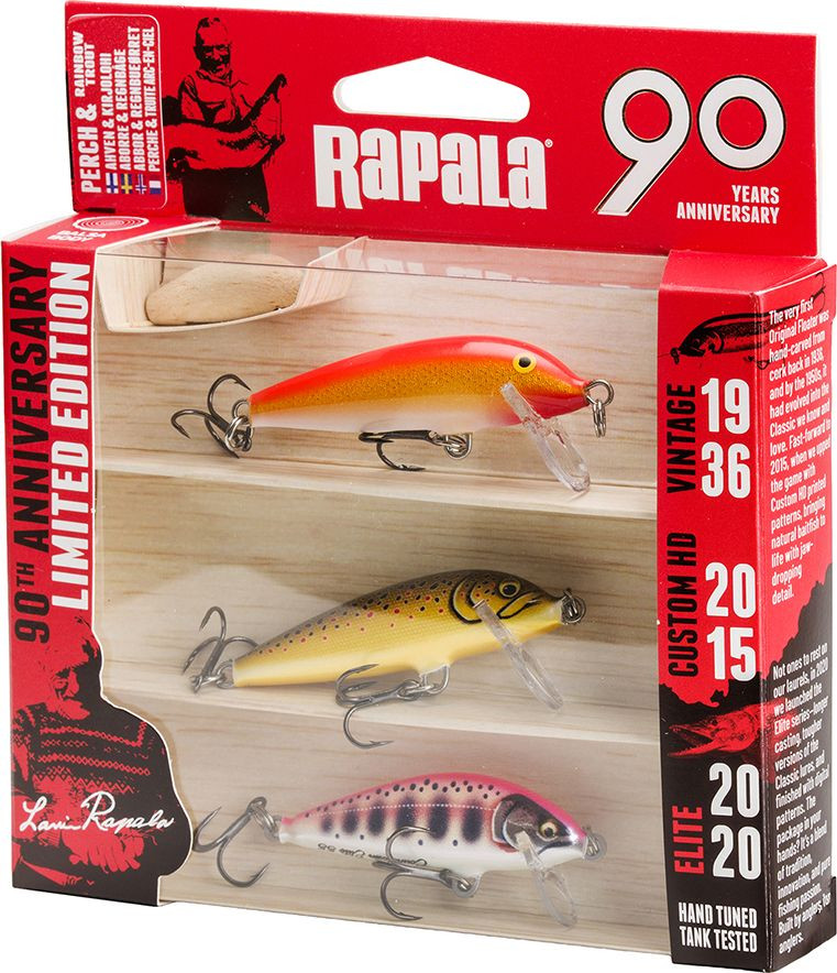 Image of Rapala 90 Years Lure Kit Anniversary Limited Edition 3db wobbler (RA8926001)