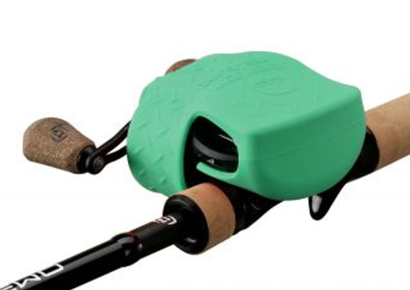 Image of 13Fishing Skull Cap Reel Guard - Low-Profile Baitcast Reel Cover - orsóvédő multi orsókra (SC-C2-TX) TX GREEN