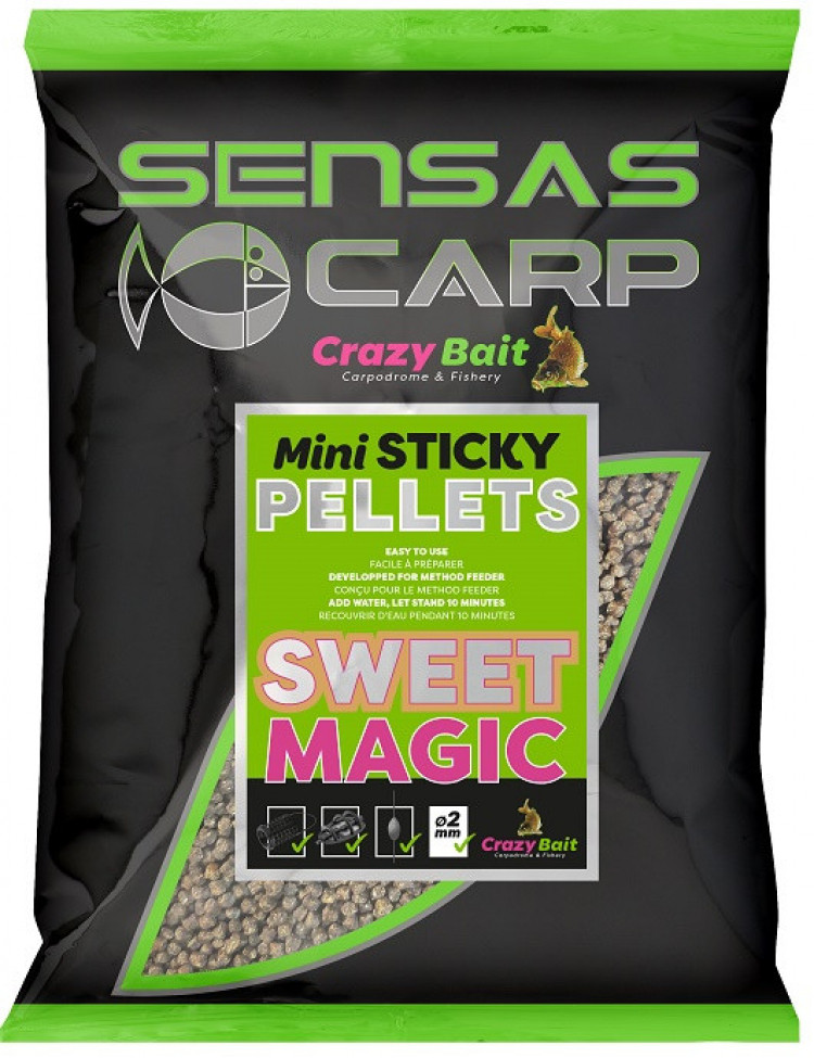 Image of Sensas Mini Sticky Pellets Sweet Magic 700g pellet
