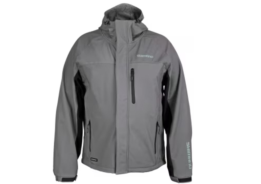 Image of Shimano Wear Soft Shell Jacket Grey kabát 3XL (SHSSJGYXXXL)