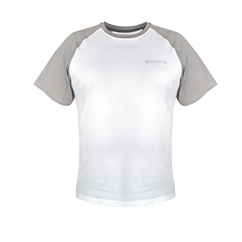 Image of Shimano Short Sleeve T-Shirt White L póló (SHSSSWHL)