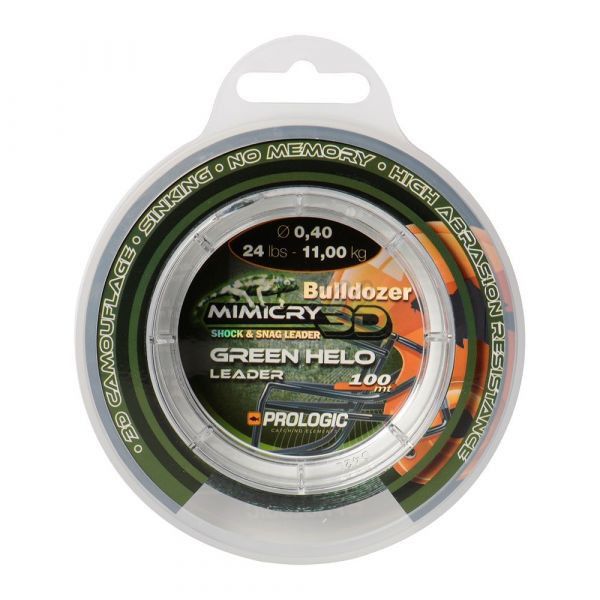 Image of Prologic Mimicry Leader 100m 0.40mm 11.0kg 24lb Green (SVS57090)