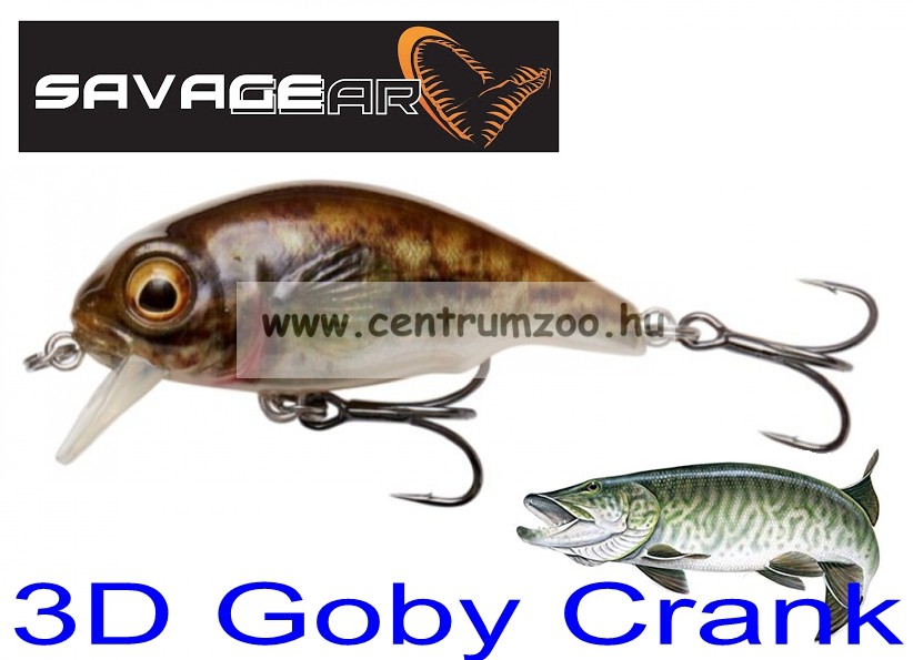 Image of Savage Gear 3D Goby Crank Sr 5Cm 6,5G Floating Goby (71729)