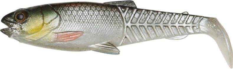 Image of Savage Gear Craft Cannibal Paddletail 8.5Cm 7G Gumihal Green Silver (71805)