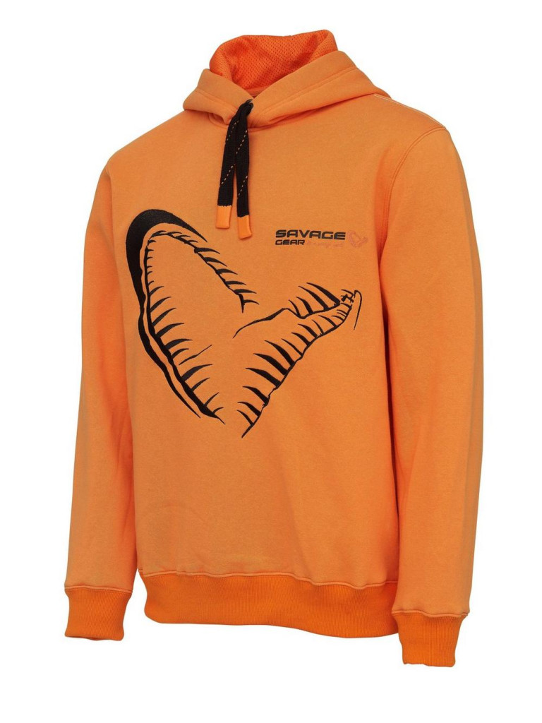 Image of Savage Gear Mega Jaw Hoodie Sun Orange kapucnis pulóver XL (SVS73867)