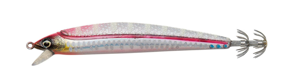 Image of Savage Gear Squid Beat Trolling 10cm 11g Ftintahalfogó műcsali White Pink Head (SVS74826)