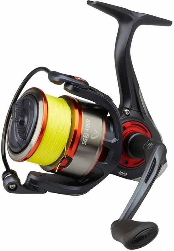 Image of Savage Gear Sg2 4000 Fd 5+1Bb Inclusive Spare Spool + Braid Line - pergető orsó + zsinór (SVS75565)