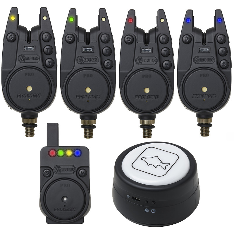Image of Prologic C-Series Pro elekromos kapásjelző szett 4+1+1 (SVS76136) Red Green Yellow Blue