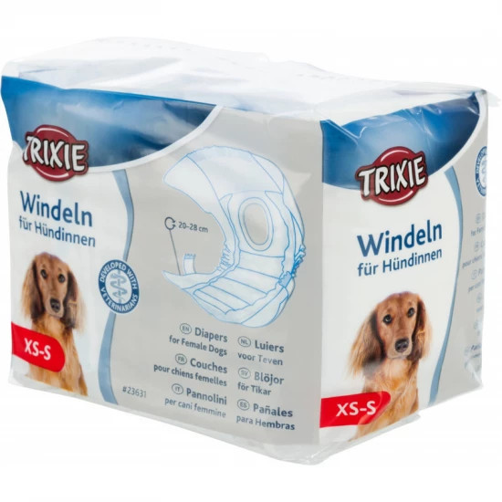 Image of Trixie Diapers For Dogs 12Db Kutyapelenka Xs-S (Trx23631)
