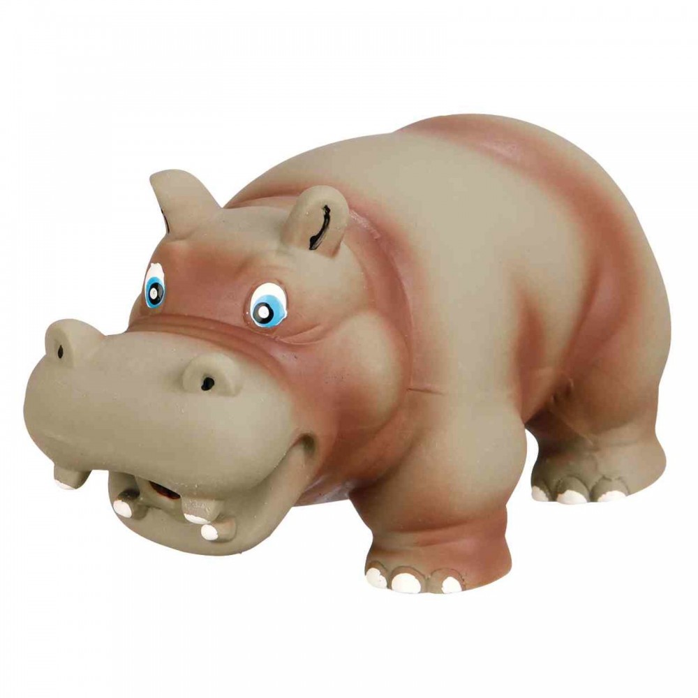 Image of Trixie Latex Hippo Dog Toy Játék Viziló Közepes Kutyáknak (Trx35472)