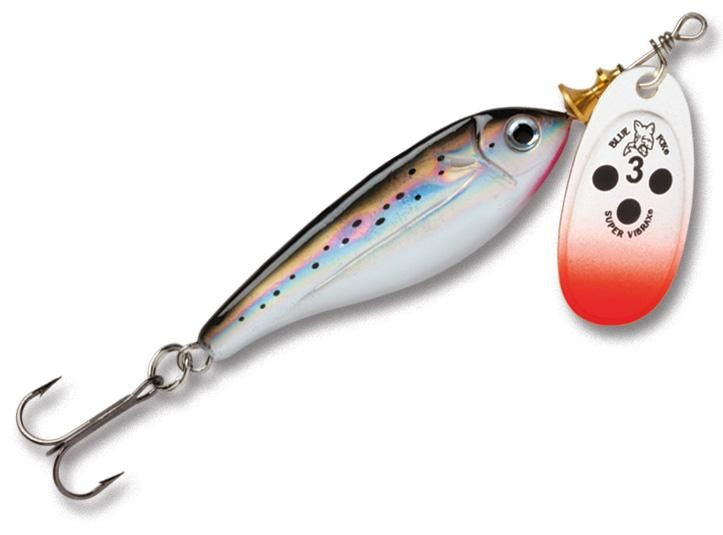 Image of Rapala Blue Fox Vibrax® Super Minnow n°2 9g villantó S szín (VX2515018)