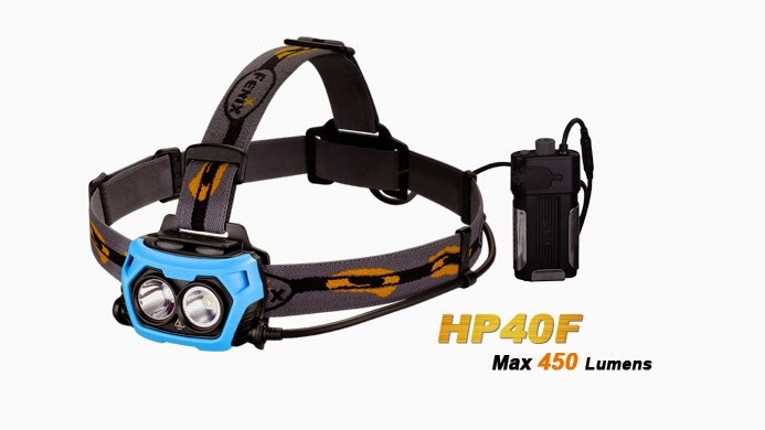 Image of Fejlámpa Fenix Hp40F Led Fejlámpa (450 Lumen) Vízálló 110m fényerő