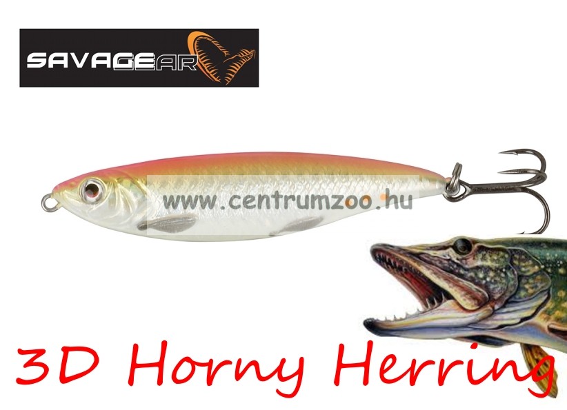 Image of Savage Gear 3D Horny Herring 80 8Cm 13G Ss 10-Pink Flash (53796)